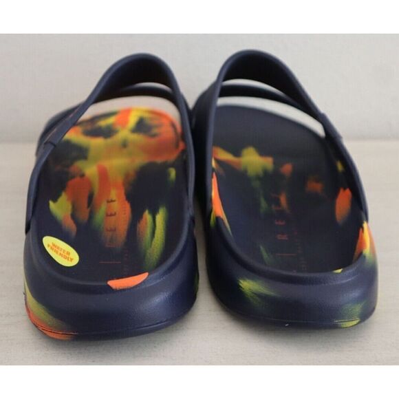 Reef Men's Sz 13 Navy Sunset Oasis Double Up Water Friendly Sandal Slides - Picture 3 of 9
